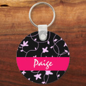 Florale Sleutelhanger - Personaliseer het! (Voorkant)
