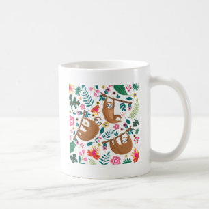 florale sloep koffiemok