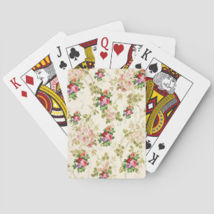 Florale Speelkaartendec Pokerkaarten