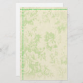 florale staionair briefpapier (Voorkant / Achterkant)