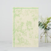 florale staionair briefpapier (Staand voorkant)