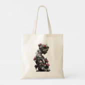 Florale Stenen Godin Tote Tas (Achterkant)