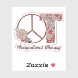 Florale Sticker voor bedrijfshyneringstherapie voo
