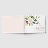 FLORALE SUBTiele ZACHTE ROZE ROOS BRUIDSSLUIER Gastenboek (Volledig)