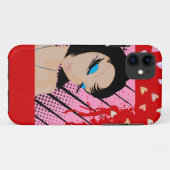 Florale tak met vogels iPhone 5 hoesje (Achterkant (horizontaal))