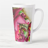 florale tall latte mok (Rechts)