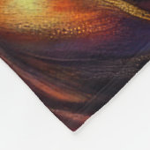 Florale Tekening Kerst Florale Initiaal Fleece Deken (Hoek)