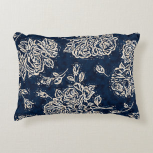 Florale textuur herhaalt moderne patronachtergrond accent kussen