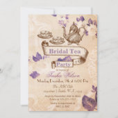  florale theepartij Vrijgezellenfeest Invites Kaart (Voorkant)