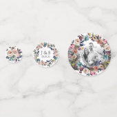 Florale Trouwgenade Confetti (Voorkanten)