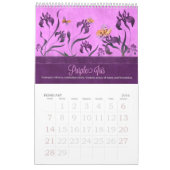 Florale tuinen op de vogelvloer 12 maanden kalender (Feb 2016)