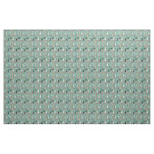 florale turquoise stof (Yard (91,4 cm))