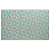  florale turquoise van de ierse pieper stof (Yard (91,4 cm))