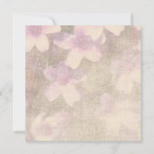 florale twig over bruiloft - uitnodiging met envel (Achterkant)