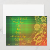 florale uitnodiging (Voorkant / Achterkant)