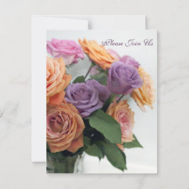 Florale uitnodigingen