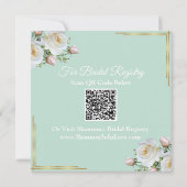 Florale uitnodigingen van Glam Lux (Achterkant)