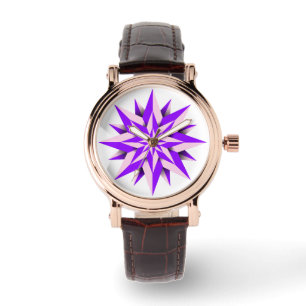 Florale verlichting horloge