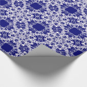 florale Victoriaans kant. Cadeaupapier (Hoek)