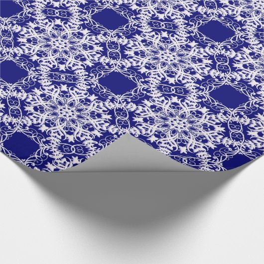 florale Victoriaans kant. Cadeaupapier (Hoek)