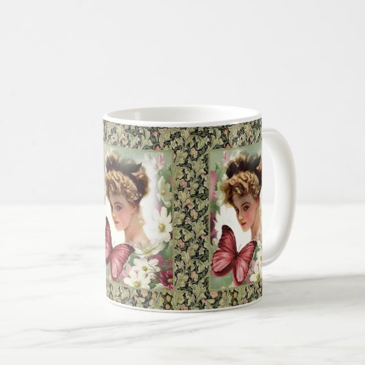 Florale Victoriaans Mok (Voorkant rechts)