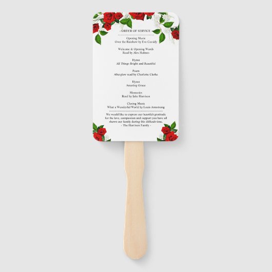 Florale viering van de levenswijze van de Turkse R Handwaaier (Achterkant)