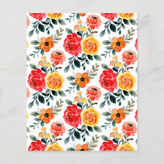 Florale viering van het levensonderhoud van de beg (Achterkant)