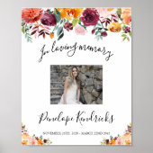 Florale viering van het teken van het leven, fotot poster (Voorkant)