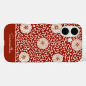 FLORALE VINTAGE PATROON iPhone / iPad hoes (Achterkant (horizontaal))