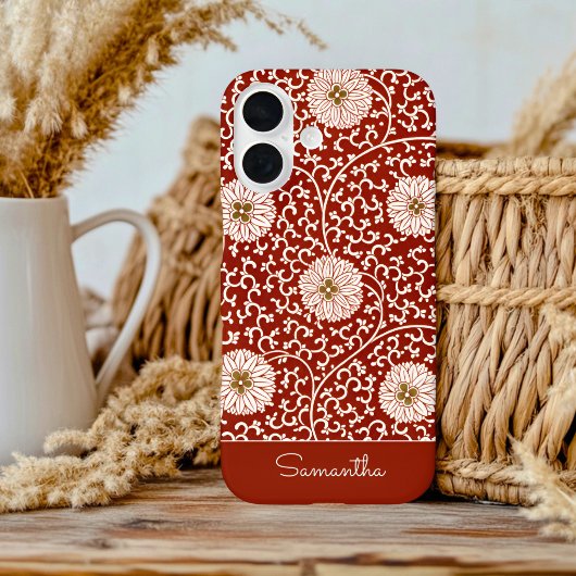 FLORALE VINTAGE PATROON iPhone / iPad hoes