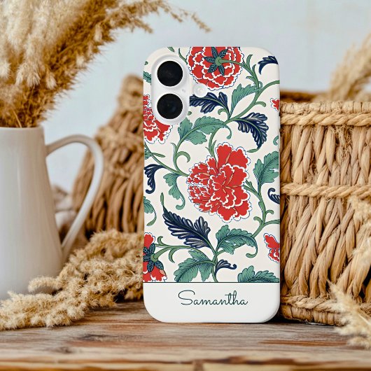 FLORALE VINTAGE PATROON iPhone / iPad hoes
