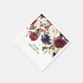 florale vintage servet (Hoek)
