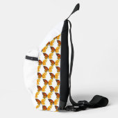 Florale Vlinder Gepersonaliseerde Slingtas Sling Bag (Rechts)