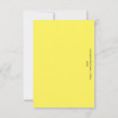 florale vlinder mist je kaart (Achterkant)