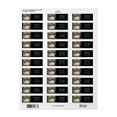 florale vlinder SPA Etiket (Full Sheet)