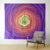 florale vortex wandkleed (In Situ (horizontaal))