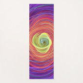florale vortex yoga mat (Voorkant)