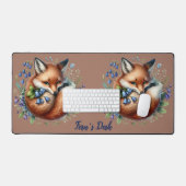 Florale Vos Botanische Bos Kunst Bureaumat (Keyboard & Muis)