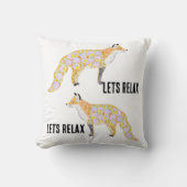 Florale vos kussen (Voorkant)