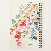 Florale waterval - Spiral Notitieboek (Achterkant)