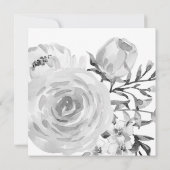 florale waterverf dank u het ontwerp bedankkaart (Achterkant)