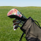 Florale Waterverf Decoratie Golfheadcover (Insitu)