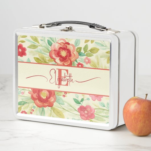 florale waterverf monogram elegant (In situ)