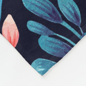 Florale waterverf naadloos. fleece deken (Hoek)