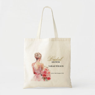 Florale Waterverf Trouwjurken Collectie Rozen Tote Bag