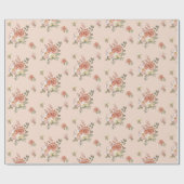 Florale Waterverf van 30 x 6' Wrappingpapier Cadeaupapier (Vlak)