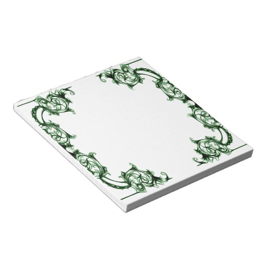  florale werveling notitieblok (Schuin)