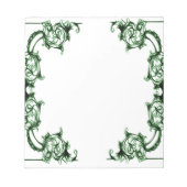  florale werveling notitieblok (Voorkant)