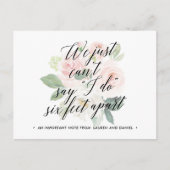 Florale wijziging van plannen uitgesteld tot geann aankondigingskaart (Voorkant)