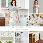Florale Wilde Bloem Personalized Monogram Ovenwant & Pannenlap Set